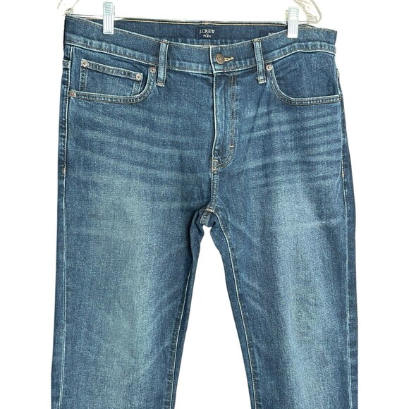 J.Crew Slim Fit Jeans in Signature Flex Dark Blue Mens 33x30 - Picture 2 of 11